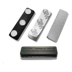 Clips magnéticos para credenciales o tarjeteros