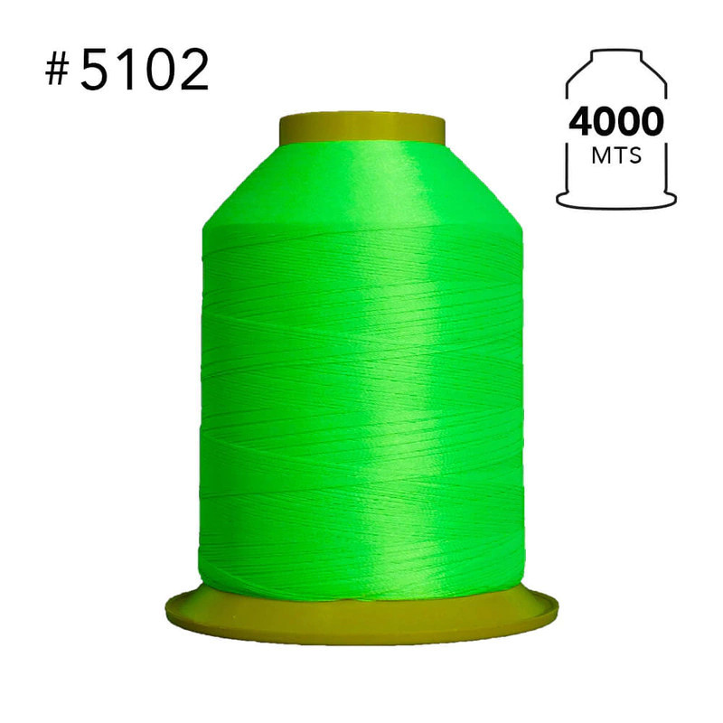Hilo para bordar Verde Fluor - 5102