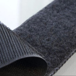 Velcro de 5 cm de ancho . 25 Metros. Negro